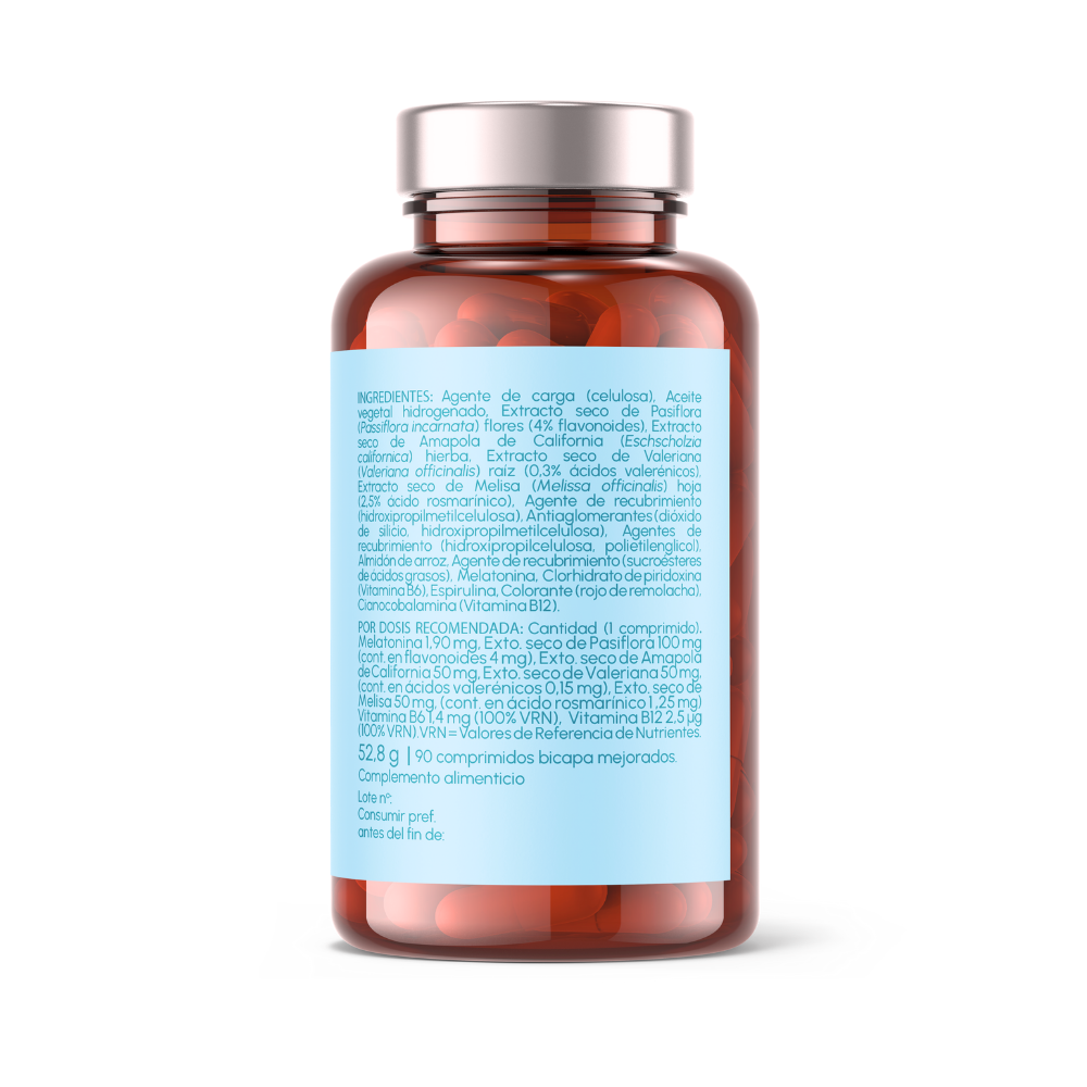 Regular Sleep - Melatonina bicapa de alta concentración 1,9 mg
