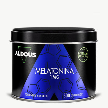 Melatonina Pura 1mg | Ayuda a Conciliar el Sueño y Aliviar Jet Lag | 500 Comprimidos (10651509719386)