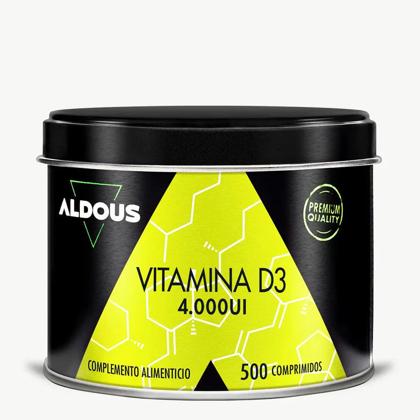 Vitamina D3 4000 UI Pura | Salud Ósea, Absorción de Calcio e Inmunidad | 500 Comprimidos (10652237889882)
