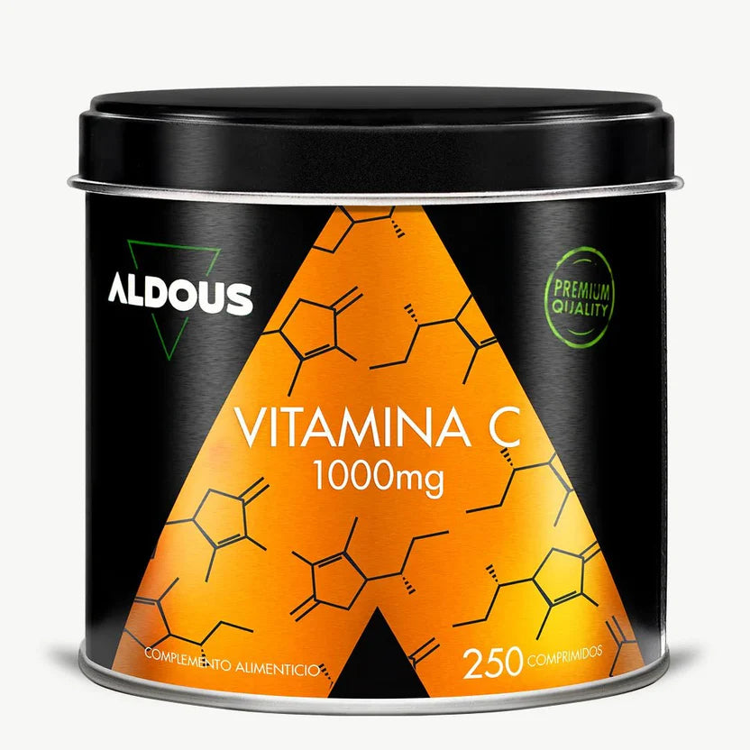 Vitamina C Pura 1000 mg | Inmunidad, Energía y Protección Antioxidante | 250 Comprimidos (10652241199450)