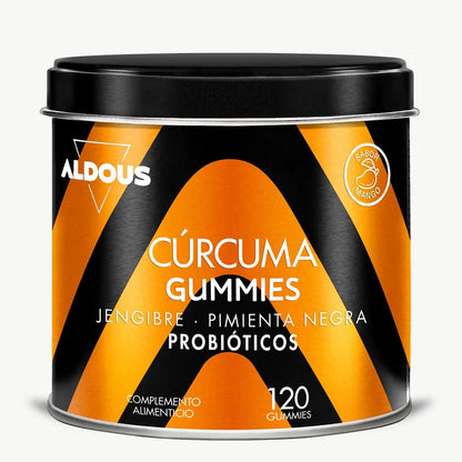 Cúrcuma con Probióticos en Gominolas Veganas | Digestión y Antiinflamatorio Natural | 120 Gominolas (10651453718874)
