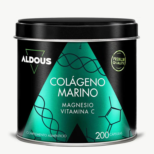 Colágeno Marino Hidrolizado 1200 mg con Magnesio y Vitamina C | Piel, Articulaciones y Cabello | 200 Cápsulas (10651448279386)