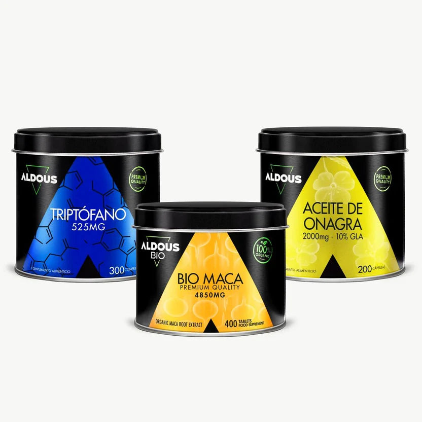 Pack Menopausia | Maca Andina + Aceite de Onagra + Triptófano | Alivio Natural de Síntomas (10664600404314)