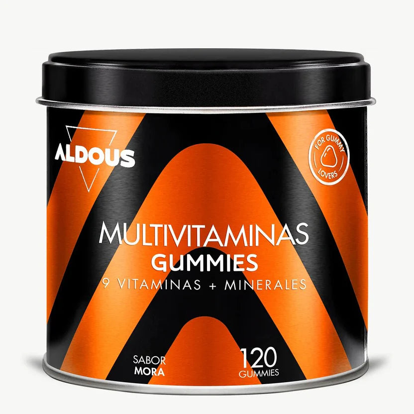 Multivitaminas en Gominolas Veganas con Vitaminas A, B, C, D, E y Minerales | Energía, Inmunidad y Bienestar | 120 Gominolas (10652242444634)