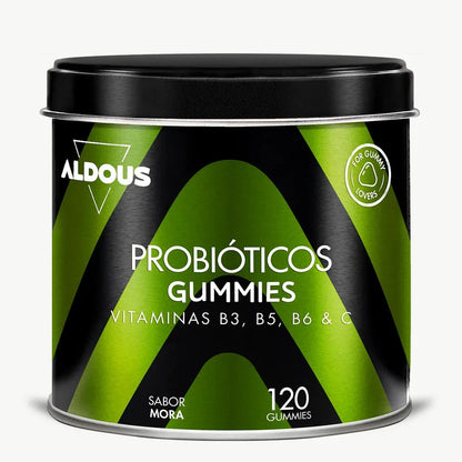 Probióticos con Vitaminas en Gominolas Veganas | Digestión, Energía e Inmunidad | 120 Gominolas (10651523940698)