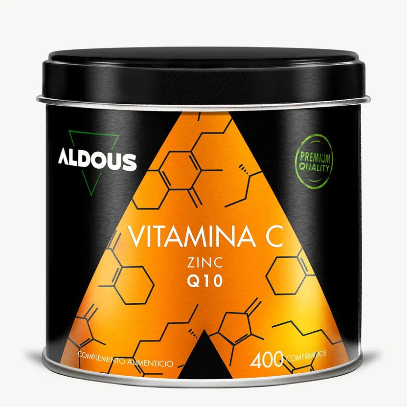 Vitamina C 1000 mg con Zinc y Coenzima Q10 | Inmunidad y Antioxidante | 400 Comprimidos (10652257059162)