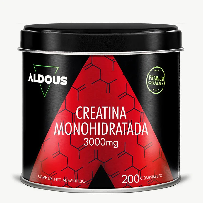 Creatina Monohidratada Ecológica 3000 mg | Fuerza, Resistencia y Rendimiento Muscular | 200 Comprimidos (10651449327962)