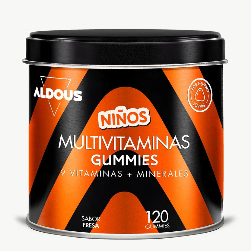 Multivitaminas Kids en Gominolas Veganas Sabor Fresa | Inmunidad y Energía Infantil | 120 Gominolas (10652249358682)