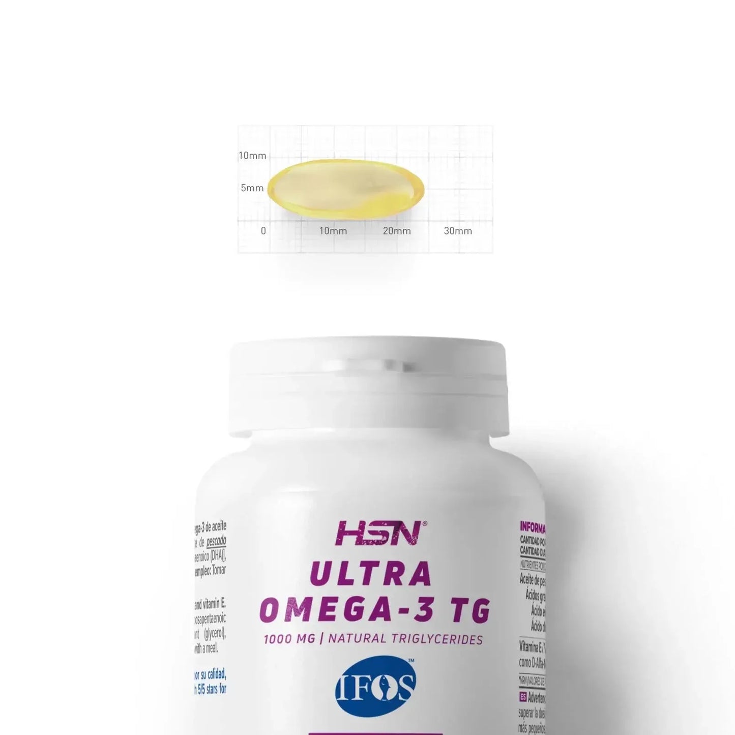 Ultra Omega-3 TG IFOS 1000 mg | Alta Concentración EPA + DHA | Salud Cardiovascular y Cerebral | EssentialSeries (10657565016410)