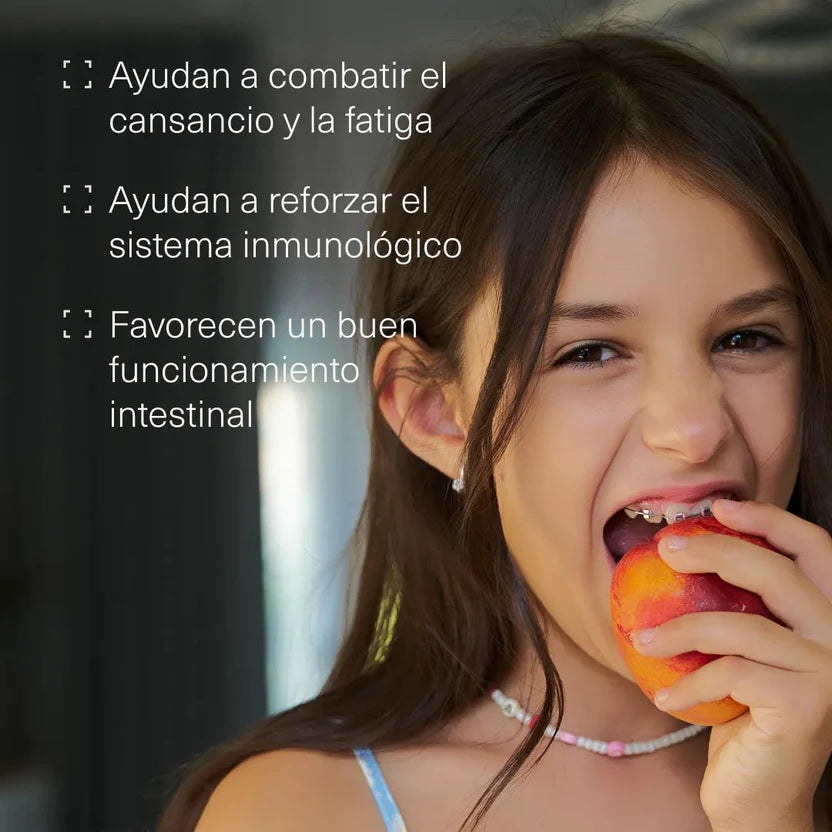 Probióticos con Vitaminas Kids en Gominolas Veganas Sabor Cereza | Digestión e Inmunidad Infantil | 120 Gominolas (10651524825434)