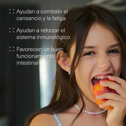 Probióticos con Vitaminas Kids en Gominolas Veganas Sabor Cereza | Digestión e Inmunidad Infantil | 120 Gominolas (10651524825434)