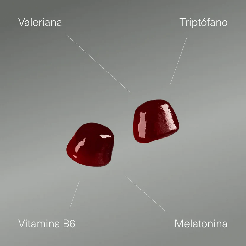 Gominolas de Melatonina 1 mg con Valeriana, Triptófano y Vitamina B6 | Sueño y Relajación | 120 Gominolas (10651510866266)