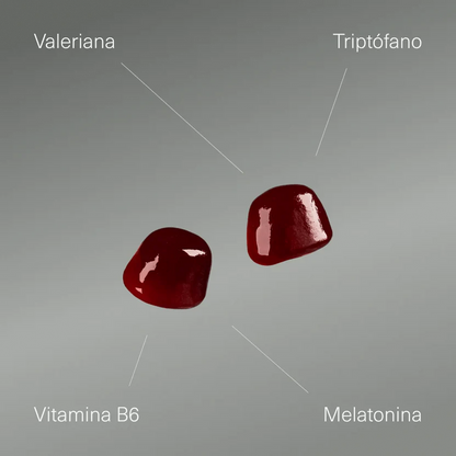 Gominolas de Melatonina 1 mg con Valeriana, Triptófano y Vitamina B6 | Sueño y Relajación | 120 Gominolas (10651510866266)