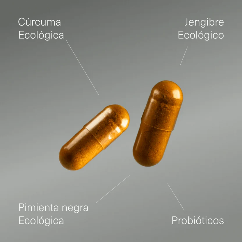 Cúrcuma Ecológica 1360 mg con Jengibre, Pimienta Negra y Probióticos | Digestión y Antiinflamatorio | 250 Cápsulas (10651451818330)