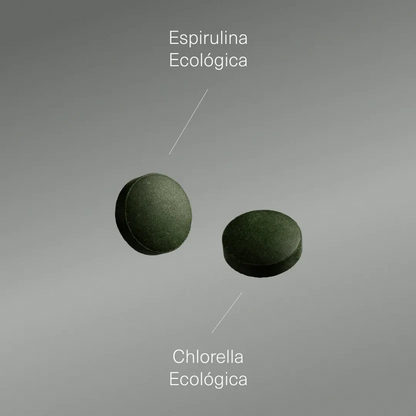 Mix Espirulina y Chlorella Ecológica Premium 3000 mg | Detox, Inmunidad y Vitalidad | 600 Comprimidos (10651436810586)