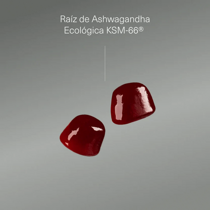 Ashwagandha KSM-66® en Gominolas Sabor Cereza | Apoyo al Estrés y Relajación | 120 Gominolas (10650968916314)