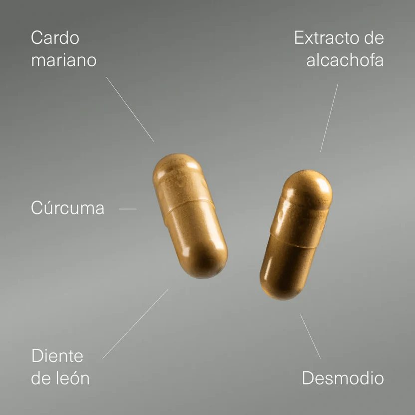 Cardo Mariano con Alcachofa, Cúrcuma, Diente de León y Desmodium | Apoyo Hepático y Depurativo | 150 Cápsulas (10651106247002)