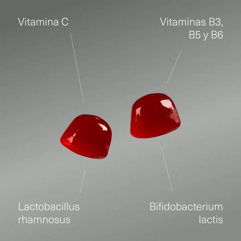 Probióticos con Vitaminas Kids en Gominolas Veganas Sabor Cereza | Digestión e Inmunidad Infantil | 120 Gominolas (10651524825434)