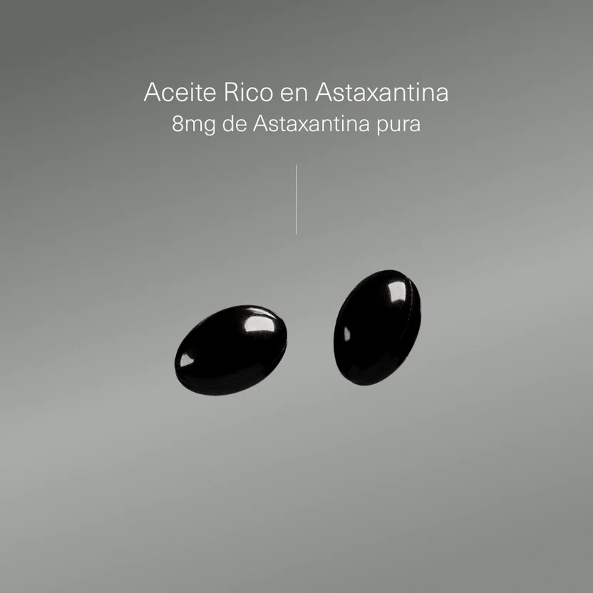 Astaxantina Natural 8 mg del Alga Haematococcus Pluvialis | Antioxidante Potente | 120 Cápsulas (10650972062042)