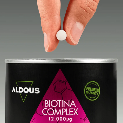 Biotina 12.000 μg con Zinc, Selenio, Vitamina D3 y E | Cabello, Piel y Uñas | 400 Comprimidos (10650973241690)