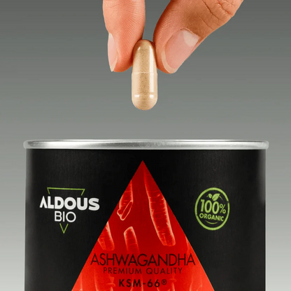Ashwagandha KSM-66® Ecológica 600 mg | Apoyo al Estrés y Energía Natural | 100 Cápsulas (10650954498394)