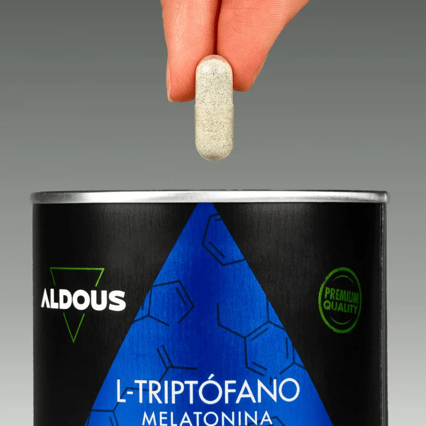 L-Triptófano 600 mg con Melatonina, Magnesio, Espirulina y Vitaminas | Sueño y Bienestar Emocional | 200 Cápsulas (10651531116890)