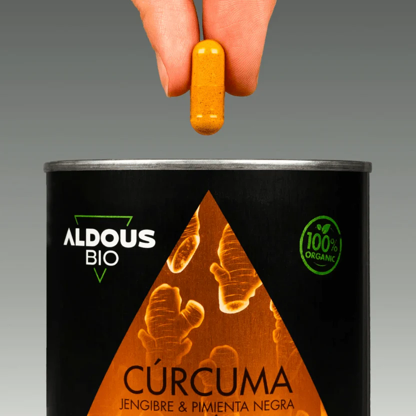 Cúrcuma Ecológica 1360 mg con Jengibre, Pimienta Negra y Probióticos | Digestión y Antiinflamatorio | 250 Cápsulas (10651451818330)