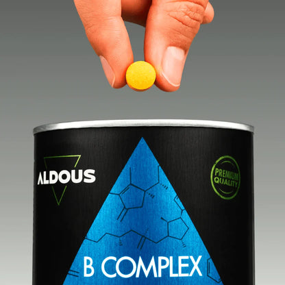 B Complex con Vitamina C, Ácido Fólico, Biotina y Colina | Metabolismo Energético y Función Psicológica | 400 Comprimidos (10652235071834)