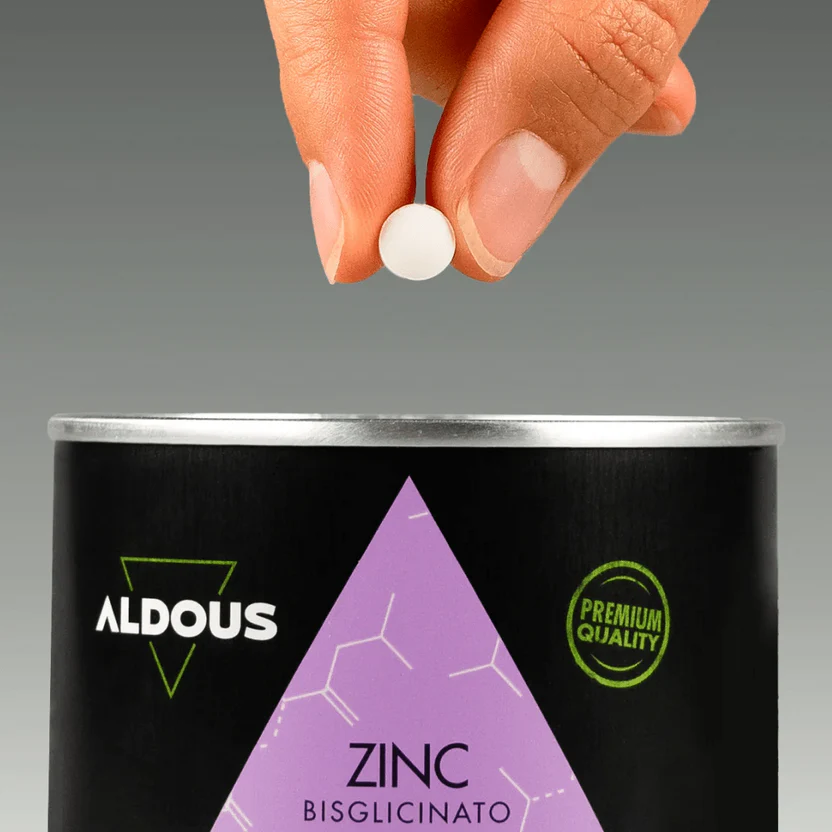 Bisglicinato de Zinc 25 mg | Sistema Inmunitario, Piel, Cabello y Uñas | 500 Comprimidos (10651539079514)