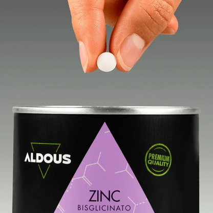 Bisglicinato de Zinc 25 mg | Sistema Inmunitario, Piel, Cabello y Uñas | 500 Comprimidos (10651539079514)