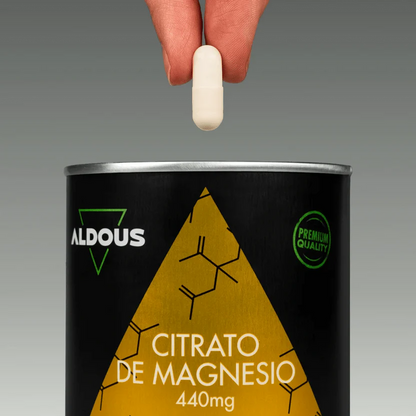 Citrato de Magnesio Puro 1466 mg | Energía, Músculos y Reducción de Cansancio | 250 Cápsulas (10651500282202)