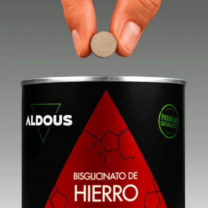 Hierro Bisglicinato 28 mg con Vitamina C, Ácido Fólico y B12 | Energía y Sistema Inmunitario | 400 Comprimidos (10651477311834)