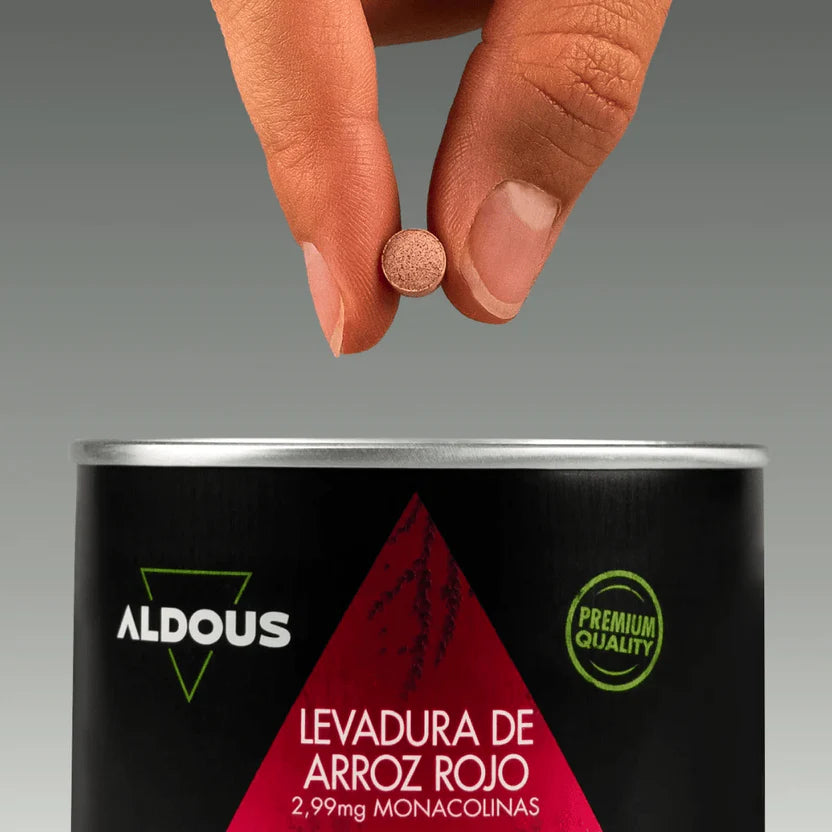 Levadura de Arroz Rojo con Coenzima Q10 | Mantenimiento Normal del Colesterol | 400 Comprimidos (10651491402074)