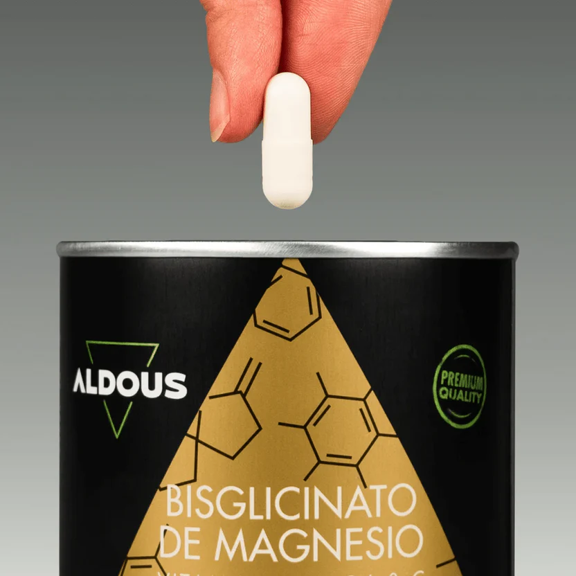 Bisglicinato de Magnesio 1470 mg con Vitamina C, B5 y B6 | Energía, Sueño y Reducción de Cansancio | 200 Cápsulas (10651499954522)