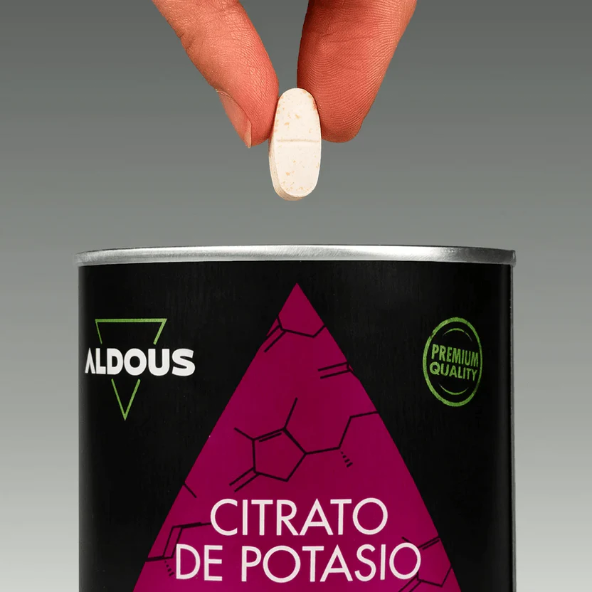 Citrato de Potasio 1000 mg con Vitamina C | Equilibrio Electrolítico y Tensión Arterial | 250 Comprimidos (10651522007386)