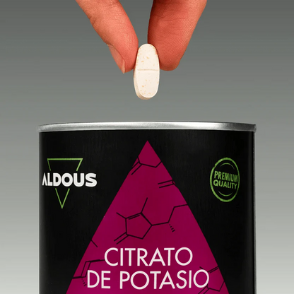 Citrato de Potasio 1000 mg con Vitamina C | Equilibrio Electrolítico y Tensión Arterial | 250 Comprimidos (10651522007386)