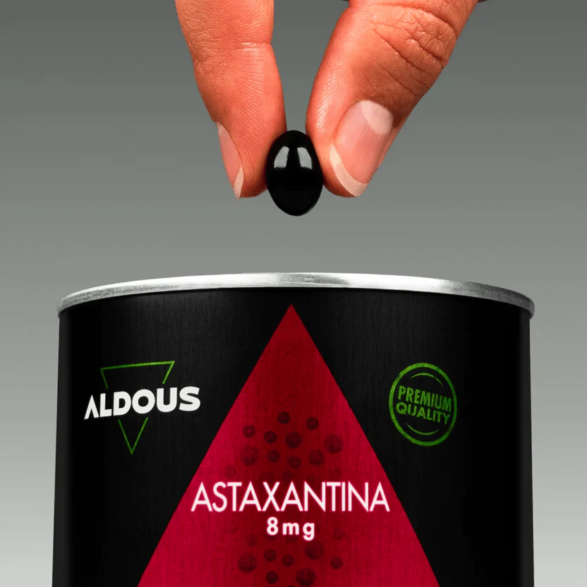 Astaxantina Natural 8 mg del Alga Haematococcus Pluvialis | Antioxidante Potente | 120 Cápsulas (10650972062042)