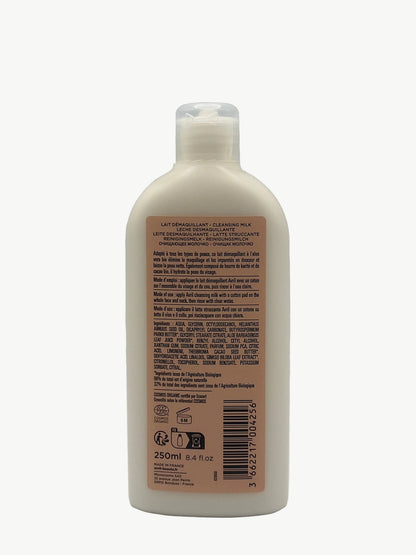 Leche limpiadora ecológica para pieles secas y sensibles