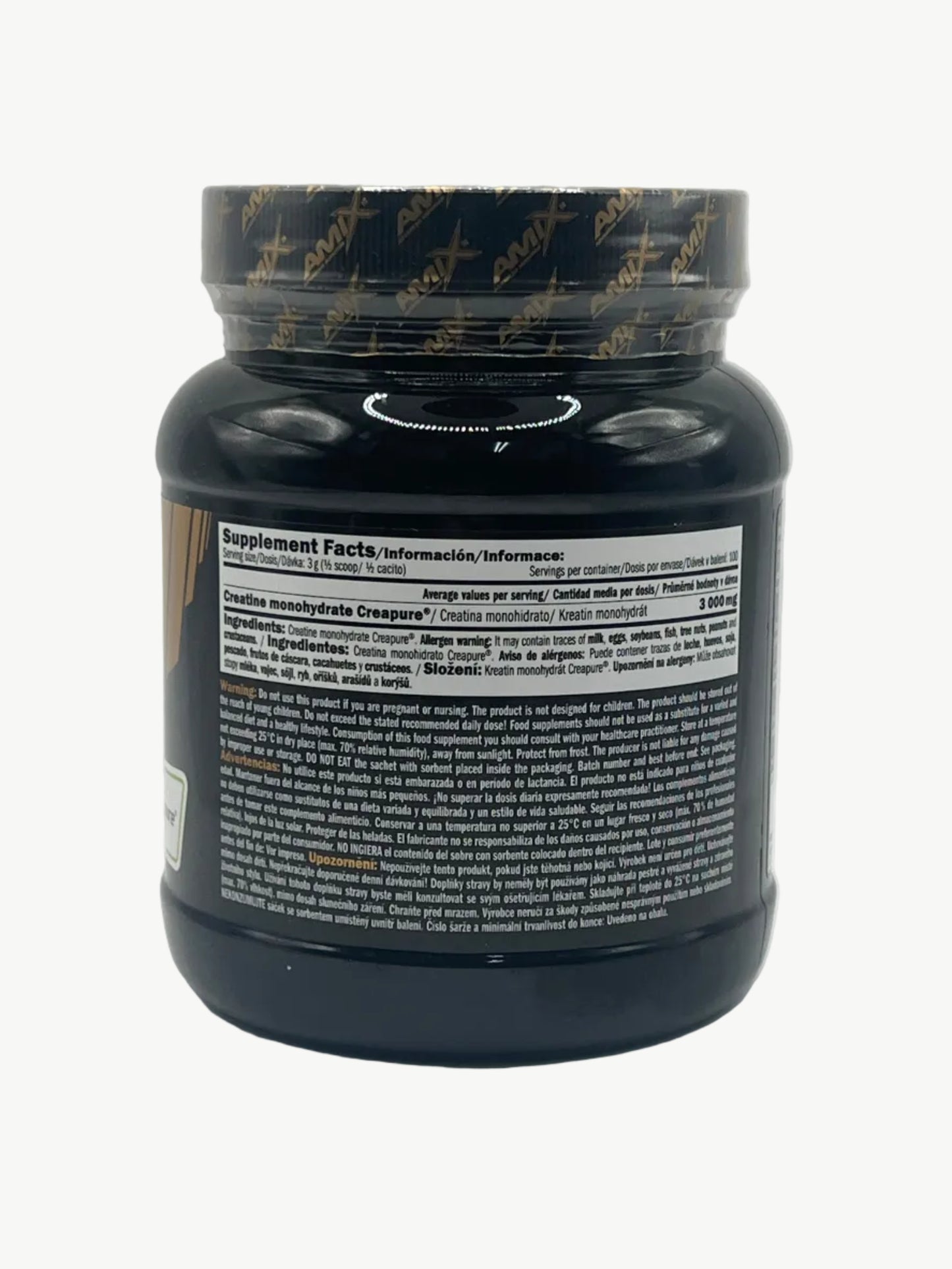 Creatina Monohidrato Creapure® 300g - Amix Black Line