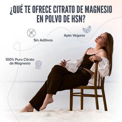 Citrato de Magnesio en Polvo RawSeries HSN