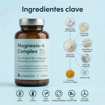 Magnesio 4 Complex - Fatiga y bienestar muscular