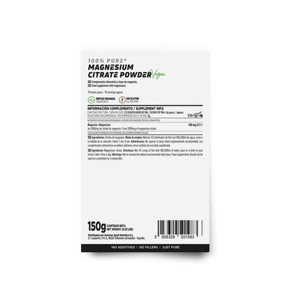 Citrato de Magnesio en Polvo RawSeries HSN
